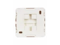 Выключатель ВС20-1-1-ОБ 1кл с инд 10А откр.уст. ОКТАВА (белый) ИЭК