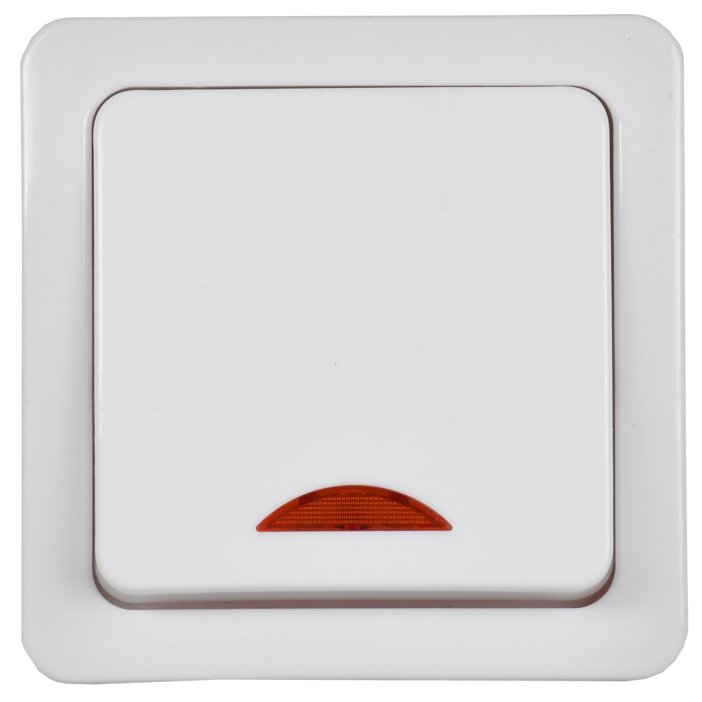 Выключатель ВС 20-1-1-ГПБ однокл. с инд. о/у IP54 ГЕРМЕС PLUS (белый) ИЭК