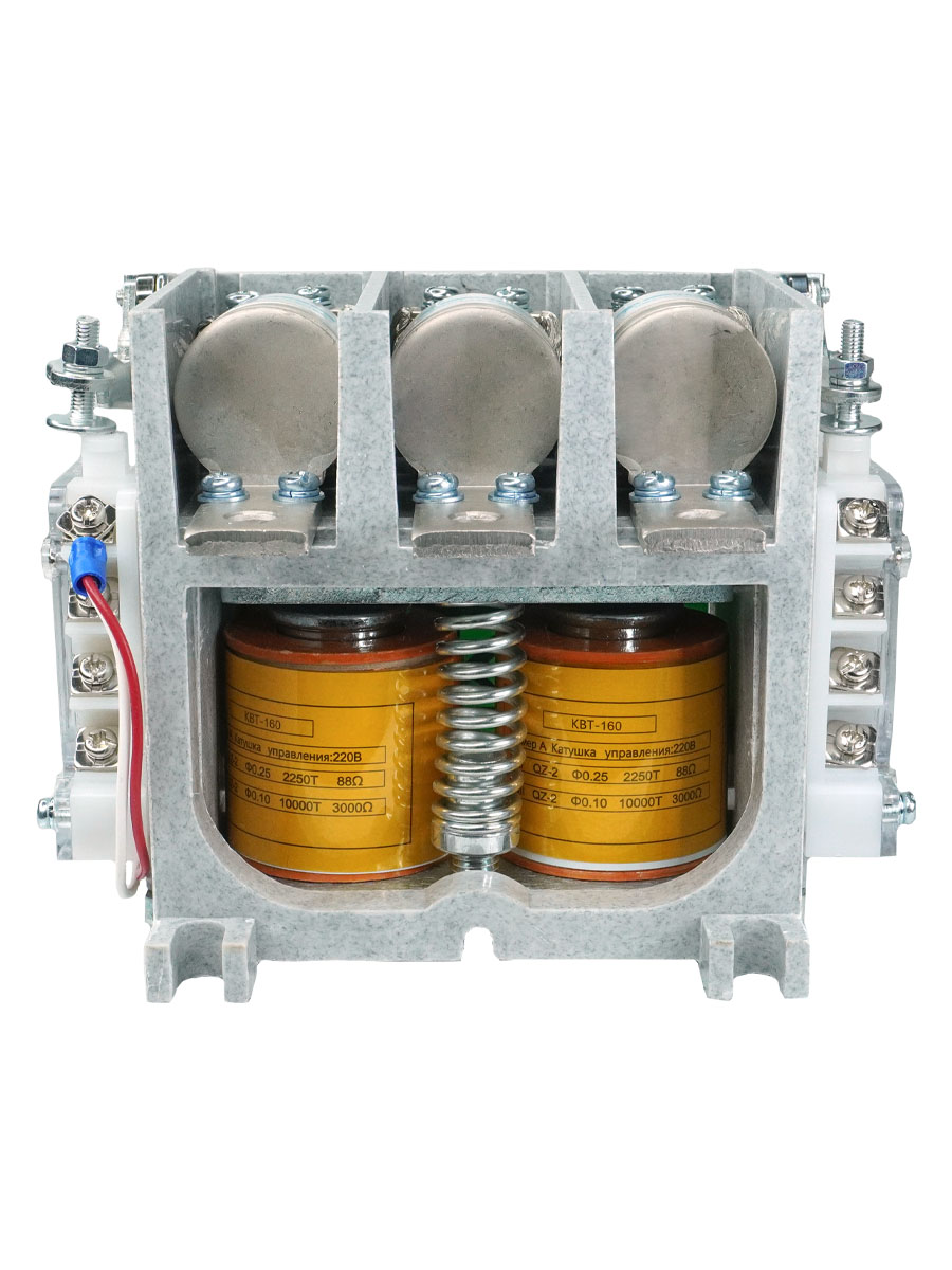 КВТ-1,14-2,5/160-3 У3 трёхполюсный 220В 4з+3р нереверсивный, без реле IP00, контактор вакуумный (ЭТ)