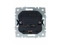 BRITE Розетка 1-местная с заземлением со шторками 16А с USB A+A 5В 3,1А РЮш10-2-БрКр бежевый ИЭК
