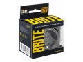 BRITE Розетка 1-местная с заземлением со шторками 16А с USB A+A 5В 3,1А РЮш10-2-БрС сталь ИЭК