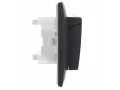 SKANDY Розетка 2-местная и крышкой 16А в сборе IP44 SK-R12G графит IEK