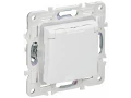 SKANDY Розетка 1-местная с заземлением со шторками и крышкой 16А IP44 SK-R11W арктический белый IEK