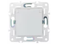 SKANDY Розетка 1-местная с заземлением со шторками и крышкой 16А IP44 SK-R11W арктический белый IEK