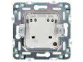 SKANDY Розетка без заземления без защитных шторок 10А SK-R02W арктический белый IEK