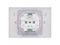 SKANDY Розетка 2-местная и крышкой 16А в сборе IP44 SK-R12W арктический белый IEK