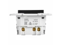 SKANDY Розетка с заземлением с защитными шторками 16А с USB C 18Вт SK-R17Bl черный IEK