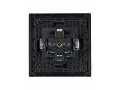 FORTE&PIANO Розетка 1-местная с заземлением со шторками винтовое крепление 16А FP115 черный ИЭК