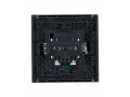 FORTE&PIANO Розетка 1-местная с заземлением с защитными шторками 16А FP513 сталь ИЭК