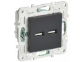 SKANDY Розетка USB A+A 3,1А SK-R15G графит IEK