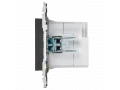 SKANDY Розетка USB A+C 18Вт SK-R13G графит IEK