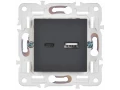 SKANDY Розетка USB A+C 18Вт SK-R13G графит IEK