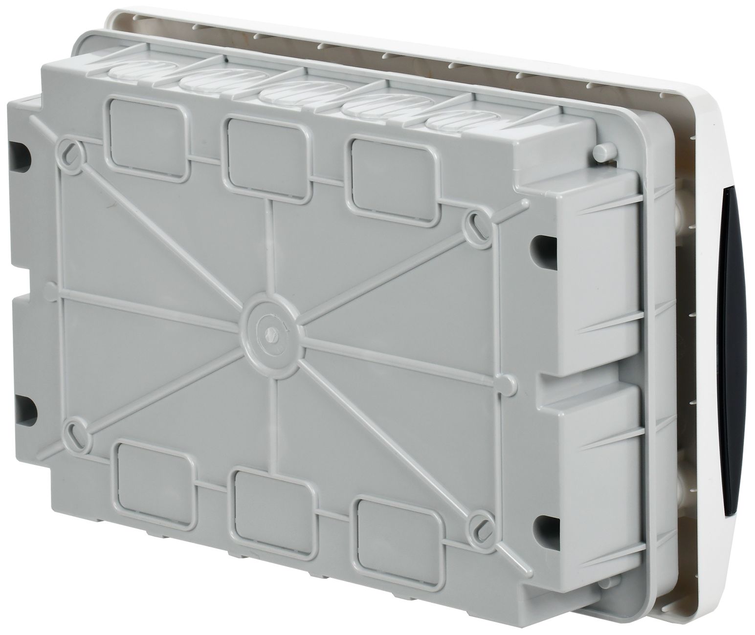 Корпус пластиковый ЩРВ-П-12 IP41 черная прозрачная дверь UNION Compact ИЭК