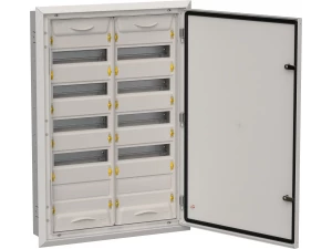 Корпус металлический ЩРв-120 (2х60) 880*625*130мм IP31 TITAN 5 серый (одна дверь) ИЭК