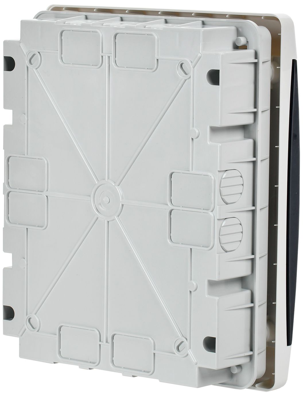 Корпус пластиковый ЩРВ-П-18 IP41 черная прозрачная дверь UNION Compact ИЭК