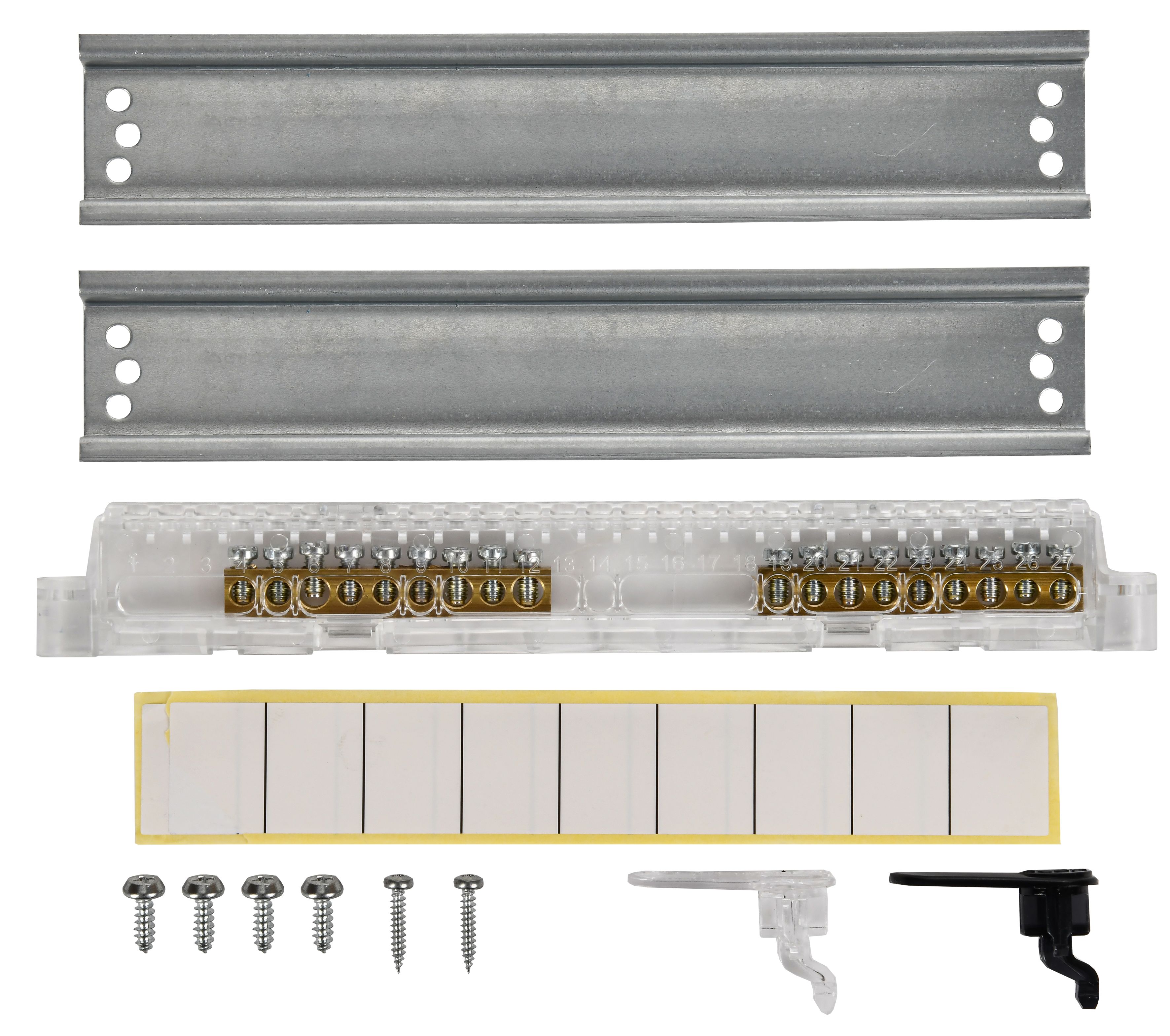 Корпус пластиковый ЩРВ-П-18 IP41 черная прозрачная дверь UNION Compact ИЭК
