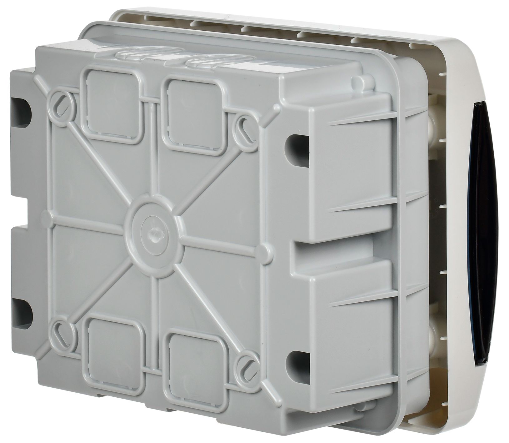 Корпус пластиковый ЩРВ-П-6 IP41 черная прозрачная дверь UNION Compact ИЭК