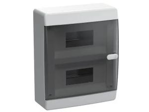 Корпус пластиковый ЩРН-П-18 IP41 черная прозрачная дверь UNION Compact ИЭК