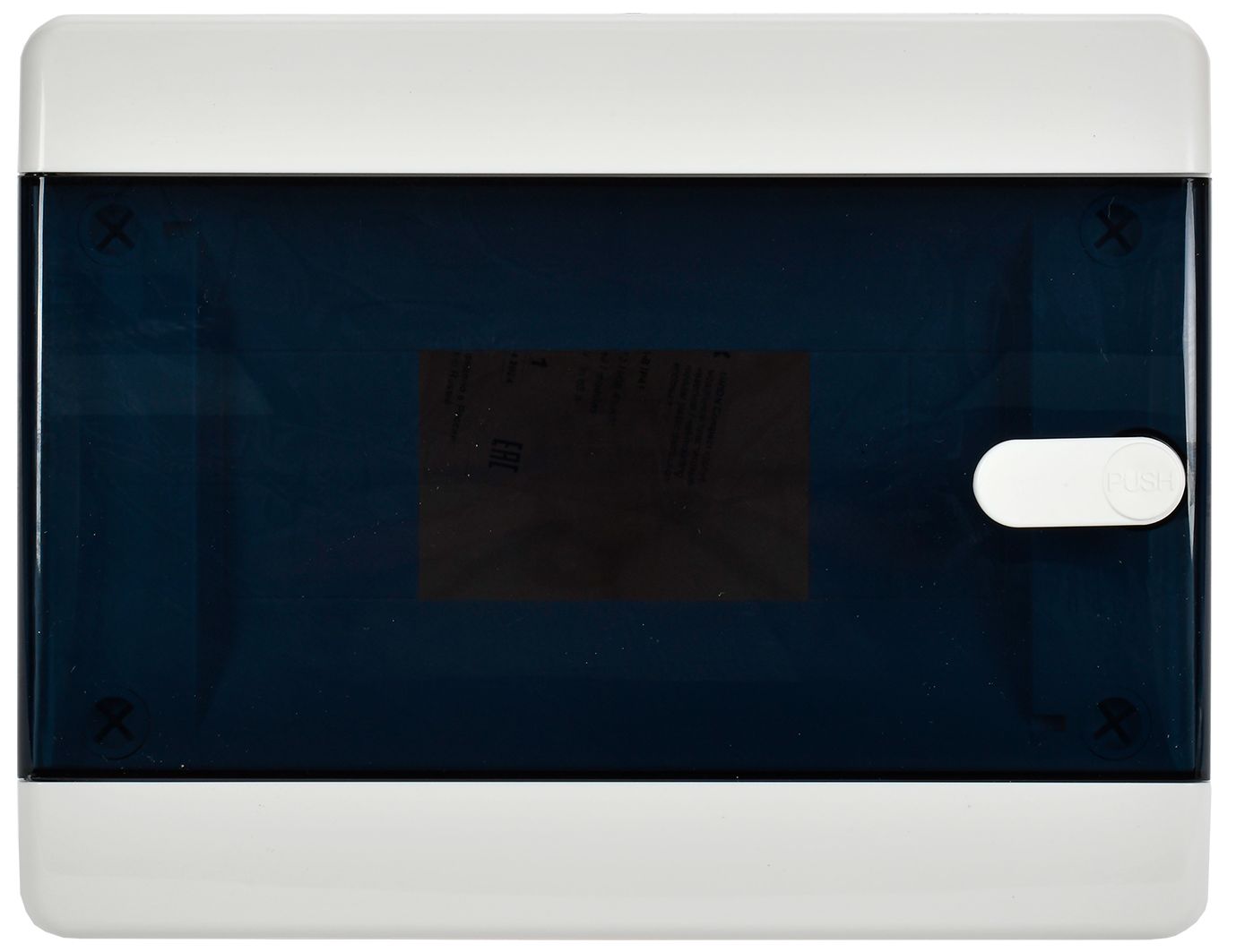 Корпус пластиковый ЩРН-П-8 IP41 черная прозрачная дверь UNION Compact ИЭК