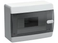 Корпус пластиковый ЩРН-П-8 IP41 черная прозрачная дверь UNION Compact ИЭК