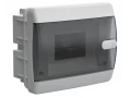 Корпус пластиковый ЩРН-П-6 IP41 черная прозрачная дверь UNION Compact ИЭК