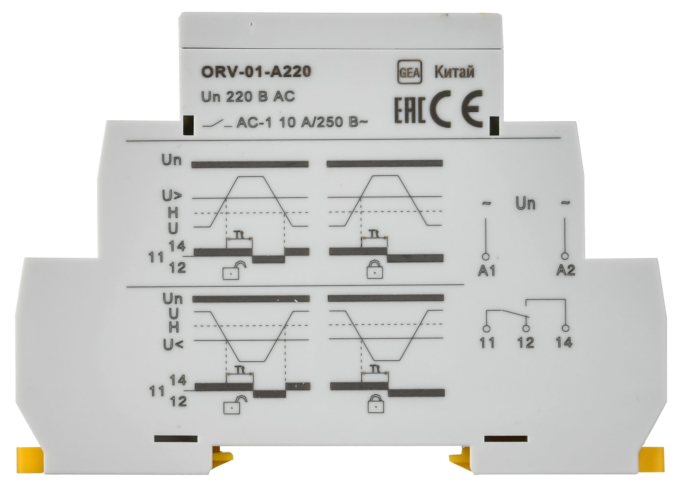 Реле напряжения ORV. 1ф 220 В AC ИЭК