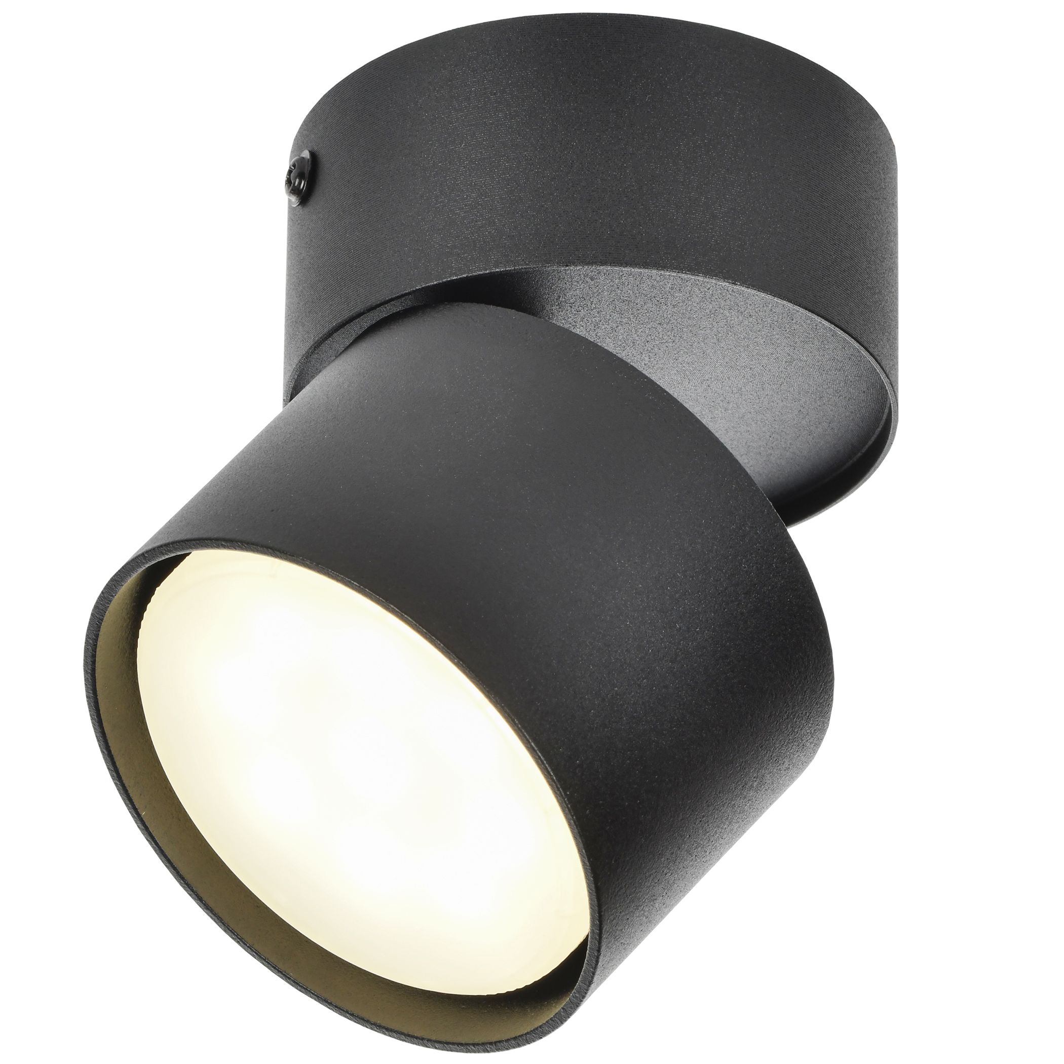 Светильник 4040 настенно-потолочный под лампу GX53 черный  LIGHTING ИЭК