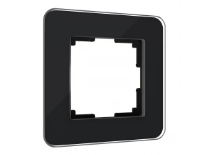 Рамка на 1 пост Elite (черный, стекло) W0012448