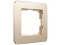 Рамка на 1 пост Platinum (шампань) W0012611
