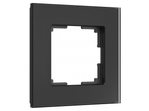 Рамка на 1 пост Senso (черный, стекло soft-touch) W0013108