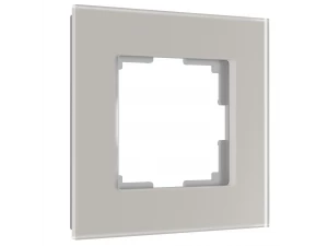 Рамка на 1 пост Senso (дымчатый, стекло soft-touch) W0013117