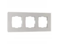 Рамка на 3 постa Senso (дымчатый, стекло soft-touch) W0033117