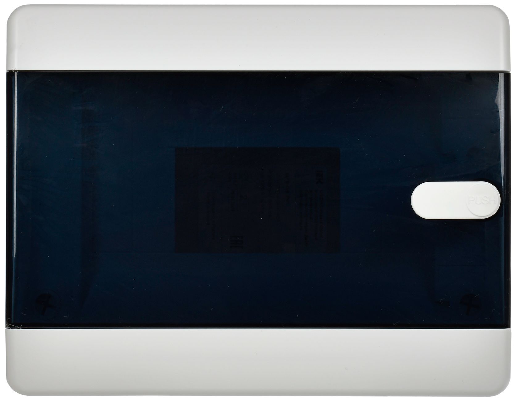 Корпус пластиковый ЩРВ-П-8 IP41 черная прозрачная дверь UNION Compact ИЭК