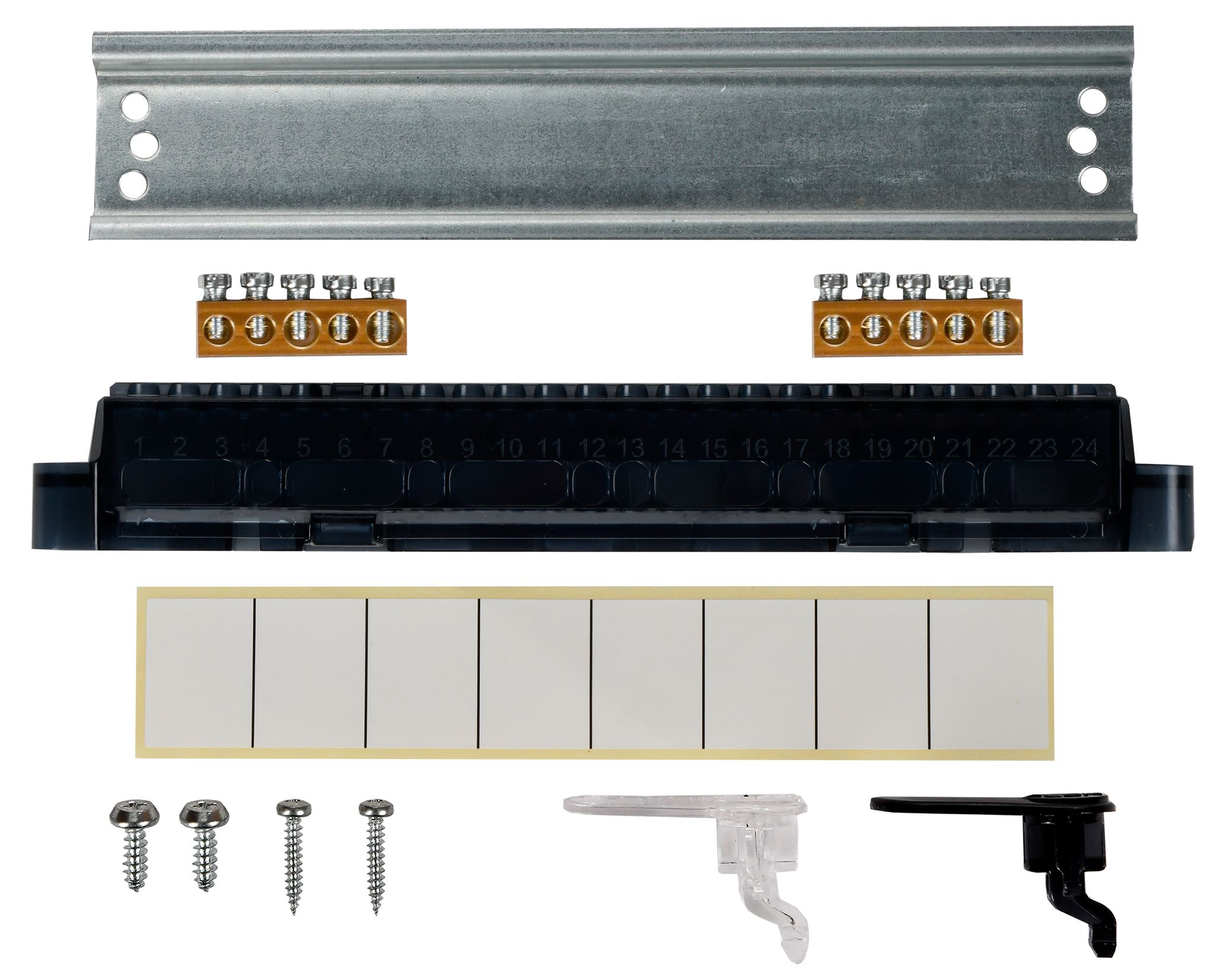 Корпус пластиковый ЩРВ-П-8 IP41 черная прозрачная дверь UNION Compact ИЭК