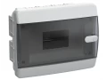 Корпус пластиковый ЩРВ-П-8 IP41 черная прозрачная дверь UNION Compact ИЭК