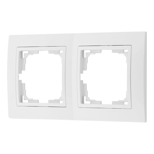 Рамка 2-местная (с несъемной декоративной рамкой), серия УЮТ, ЮЛИГ.735212.280-40