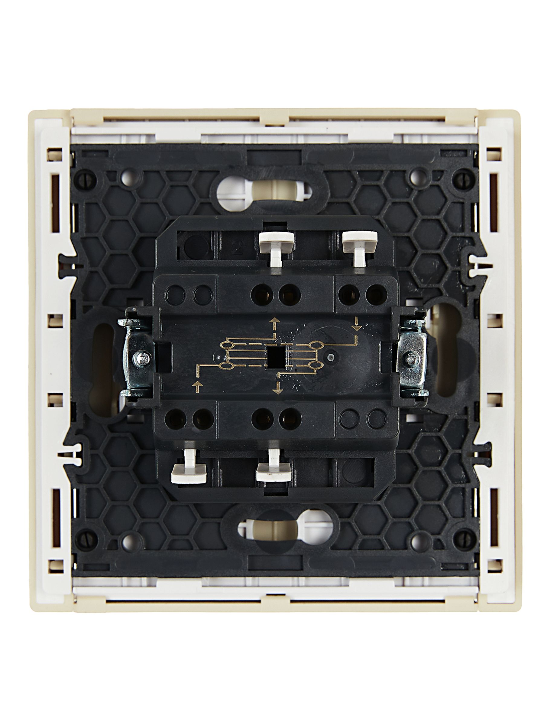 FORTE&PIANO Выключатель 1-клавишный перекрестный 10А FP412 ваниль IEK