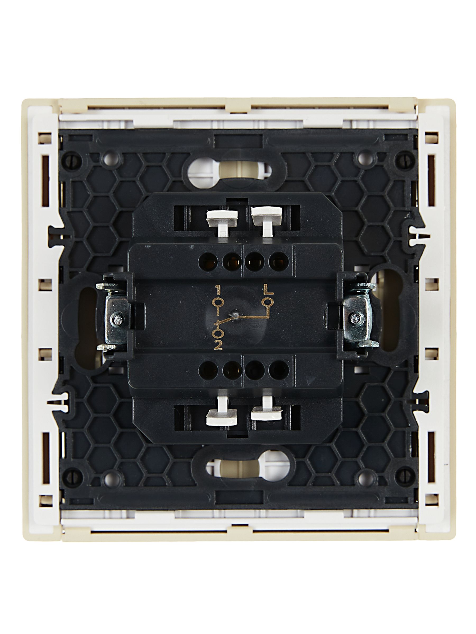 FORTE&PIANO Выключатель 1-клавишный проходной 10А FP403 ваниль IEK