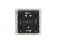 FORTE&PIANO Выключатель 2-клавишный 10А FP405 ваниль IEK