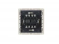 FORTE&PIANO Выключатель 2-клавишный проходной 10А FP407 ваниль IEK