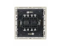FORTE&PIANO Выключатель 2-клавишный проходной 10А FP407 ваниль IEK