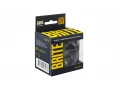 BRITE Розетка 1-местная с заземлением со шторками 16А с USB A+A 5В 2,1А РЮш10-1-БрЧ черный ИЭК