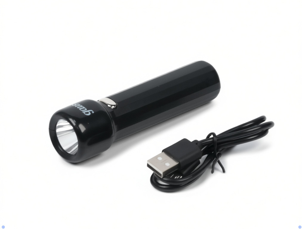 Фонарь ручной Gauss модель GFL202 1W 50lm Li-ion 1200mAh LED 1/10/180