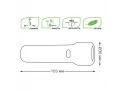 Фонарь ручной Gauss модель GFL202 1W 50lm Li-ion 1200mAh LED 1/10/180