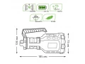 Фонарь ручной Gauss модель GFL209 10W 250lm Li-ion 1200mAh LED 1/10/60