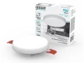 Светильник встраиваемый Gauss Elementary Adjustable Frameless модель FL круг 9W 800lm 4000K Ø85mm