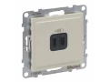 Зарядное устройство USB 2 выхода Тип С - Тип С SUNO, слоновая кость /721231/