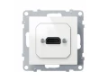 Розетка HDMI SUNO, белая /721149/