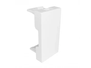 Заглушка 45x22.5mm 1 порт, белая Shelbi SS-245-W