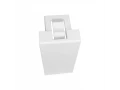Заглушка 45x22.5mm 1 порт, белая Shelbi SS-245-W